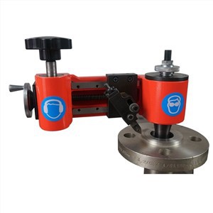 Mini Hand Power Flange Facer Meaisínithe Líne Uisce MFM350